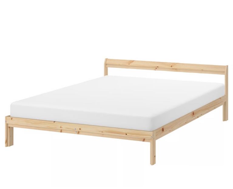  IKEA Neiden double bed frame and slats 