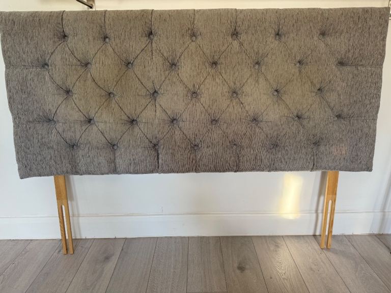 Grey King Size Headboard 