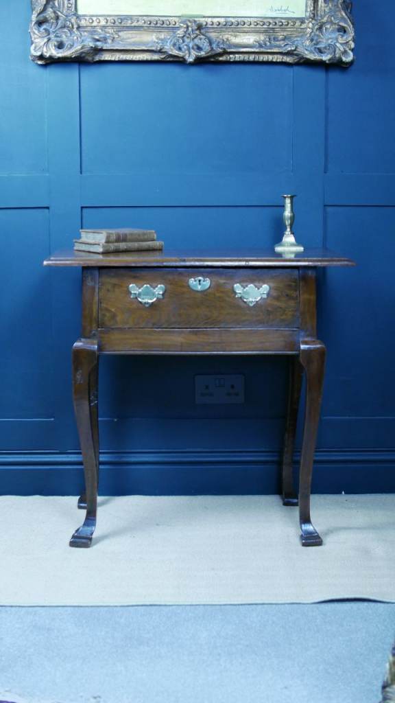 Antique Vintage Georgian Oak Lowboy Sideboard Table