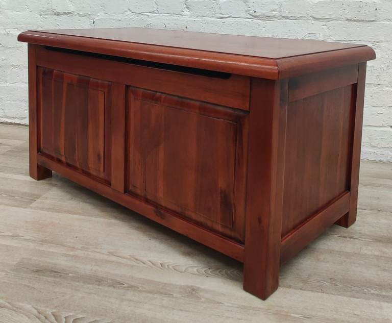 Contemporary hardwood blanket box (DELIVERY AVAILABLE)