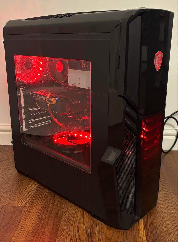 Gaming/Desktop PC - AMD Ryzen 5, 8GB DDR4, GTX1650 4GB, SSD, RGB, Windows 11 Computer