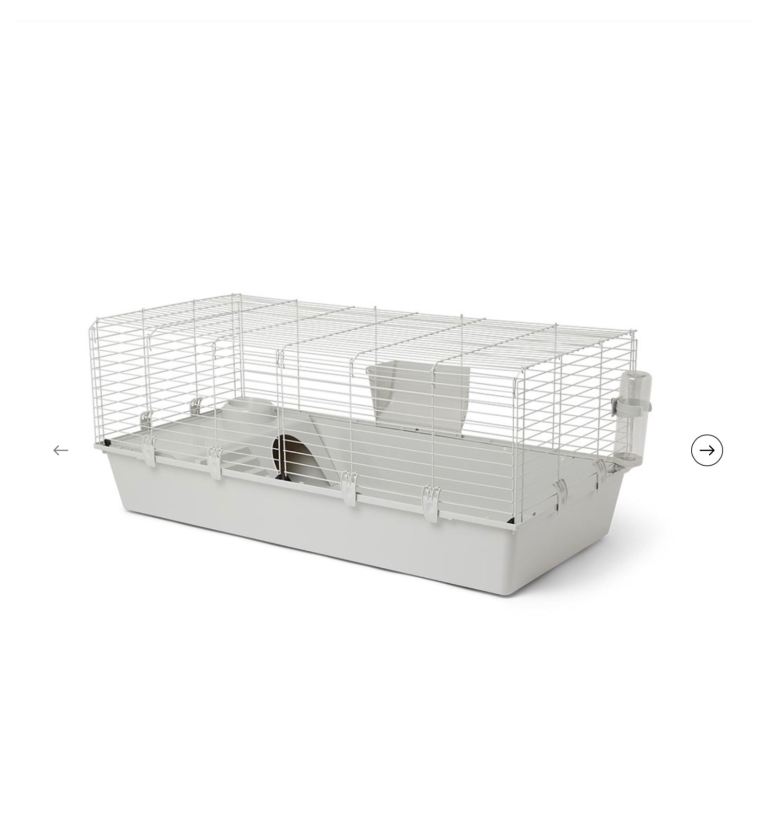 Guinea pig cage and hay feeder plus big water bottle 