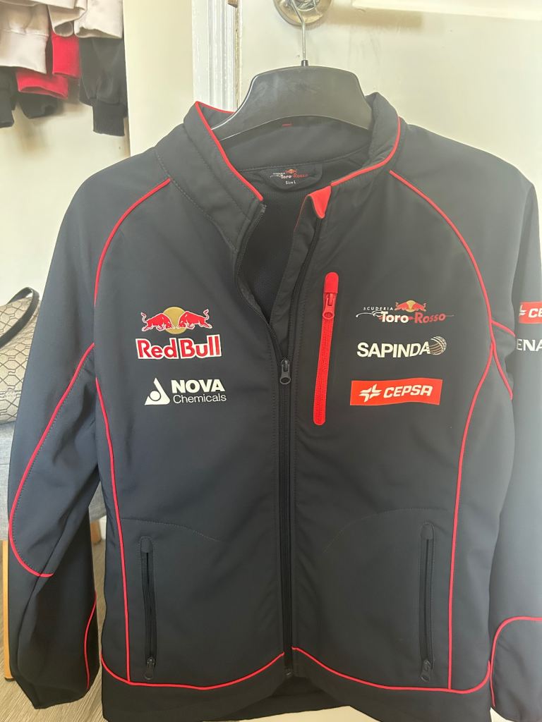 Red Bull Toro Rosso Softshell Jacket – Black, Size L