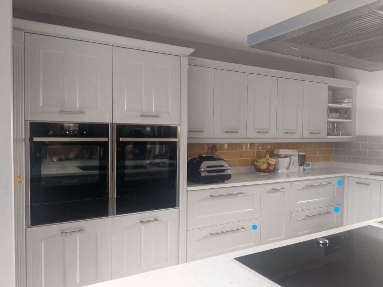 Kitchen Doors, plinth, cornice, pilasters (excluding handles)