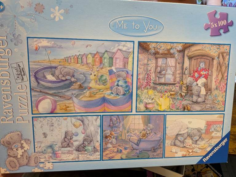 Ravensburger Me to You Jigsaw Puzzle 5x1000 Pieces – Good Condition