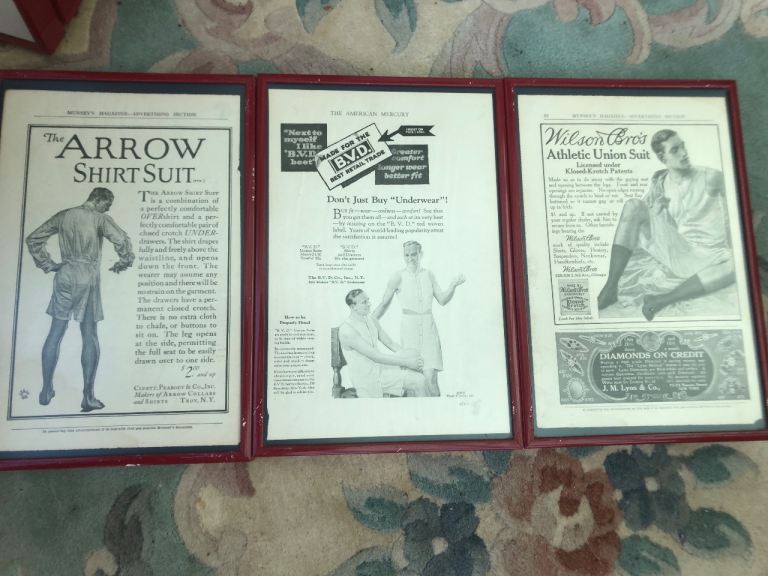 Antique Men’s Underwear Ads