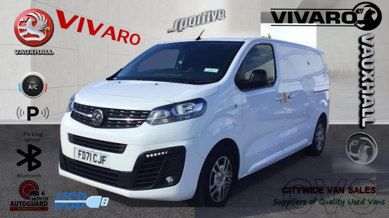2022 Vauxhall Vivaro 2700 1.5d 120PS Sportive H1 Van PANEL VAN Diesel Manual