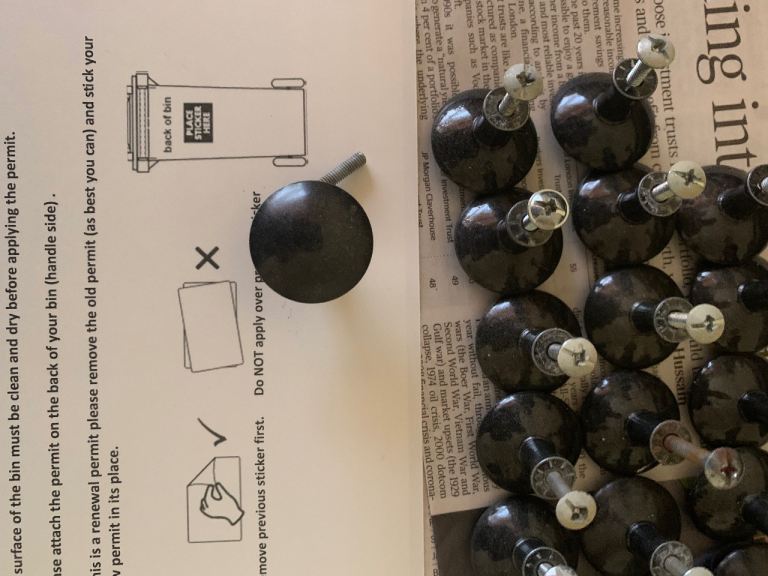 Kitchen door knobs 21 pieces