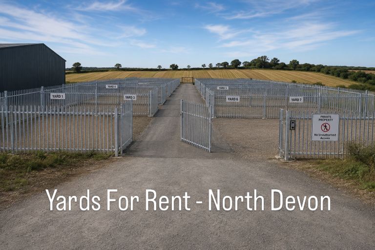 6x Commercial Yards to rent (Barnstaple)