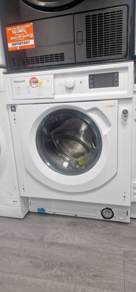 Hotpoint 9kg Integrated Washing Machine 