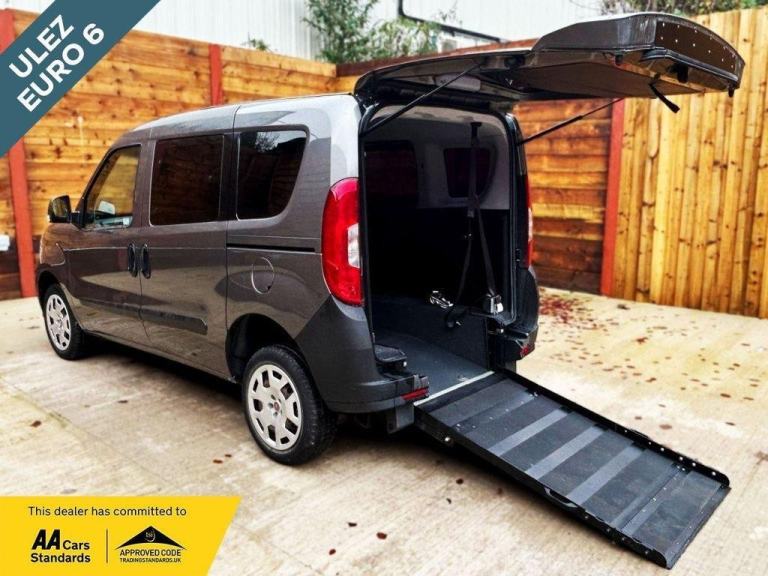 2018 Fiat Doblo 3 Seat Wheelchair Accessible Disabled Access Vehicle WAV MPV Pet