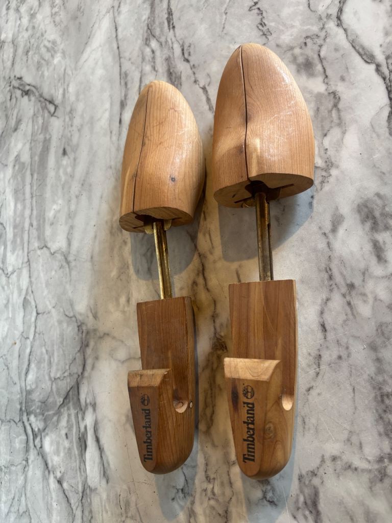 2 pairs Timberland wooden shoe trees 