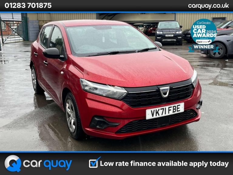 2021 Dacia Sandero 1.0 Tce Essential 5dr HATCHBACK PETROL Manual