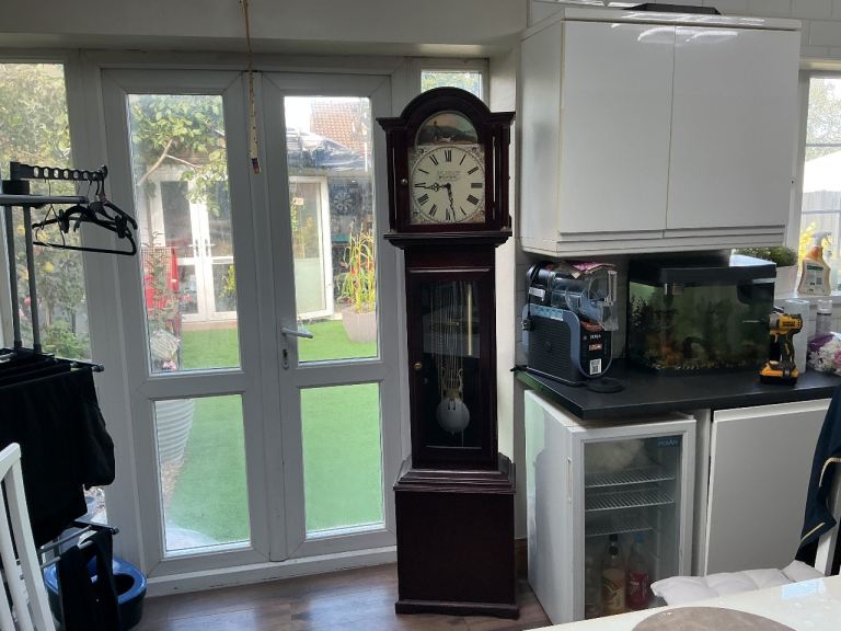 Grandfather clock swap for rabbit cage 