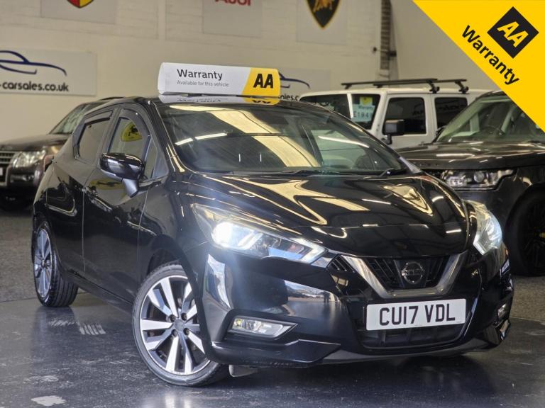 NISSAN MICRA 0.9 IG-T Tekna Manual Petrol 2017+SAT-NAV+R-CAMRA+BLUETOOTH+AUX+USB