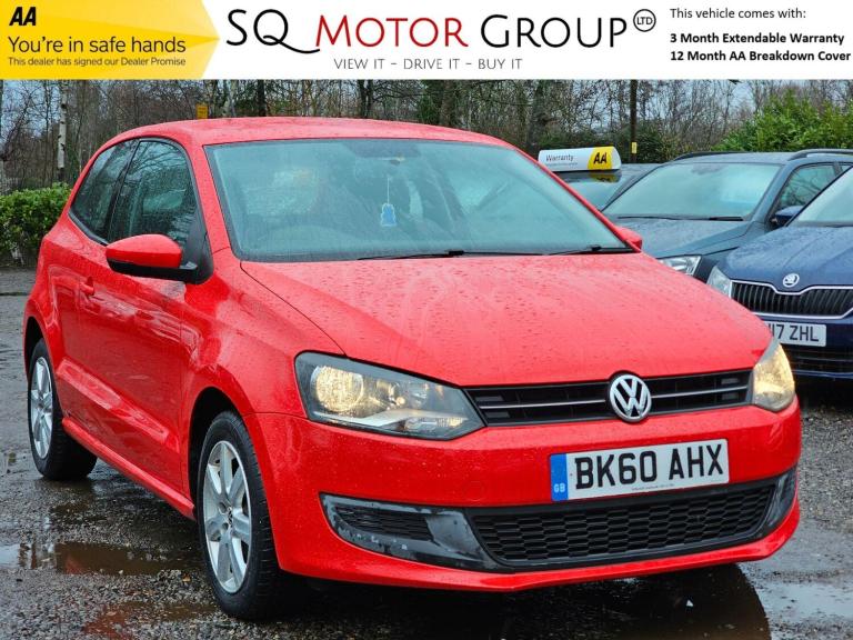2010 Volkswagen Polo 1.2 70 SE 3dr HATCHBACK PETROL Manual
