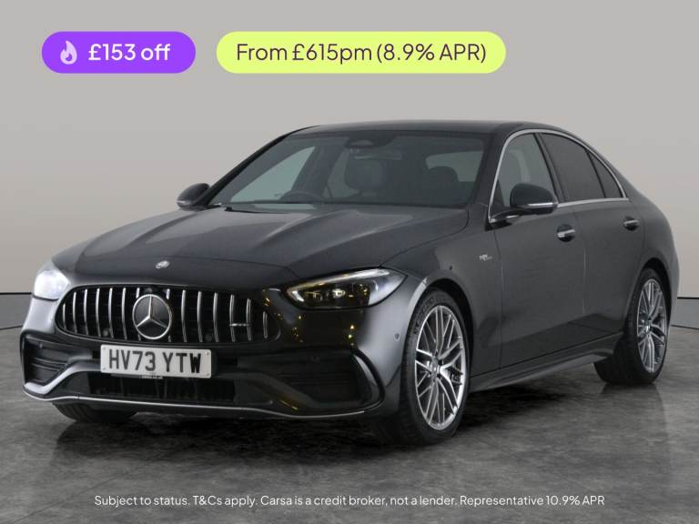 2023 Mercedes-Benz C Class 2.0 C43 MHEV AMG (Premium) Saloon 4dr Petrol Hybrid G-Tronic+ 4MATIC E...