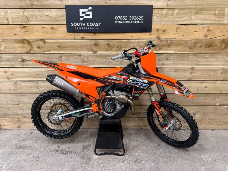 KTM SXF 350 2023 MOTOCROSS BIKE OHLINS SUSPENSION HGS EXHAUST