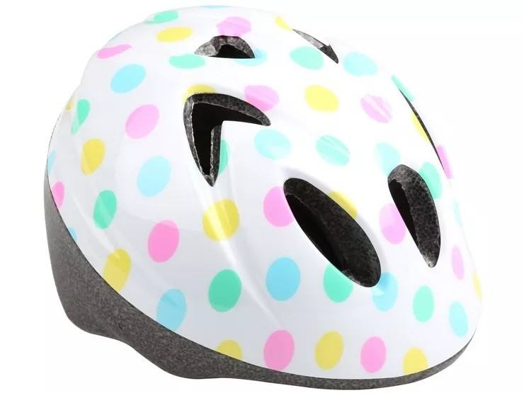 Toddler / Child Bike / Cycle Helmet (44-50cm) - Polka Dot