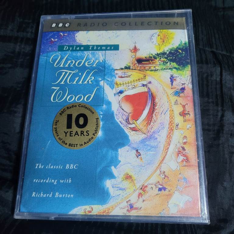 UNDER MILK WOOD -DYLAN THOMAS - 2 X AUDIO CASSETTE BBC RADIO COLLECTION New Sealed a8