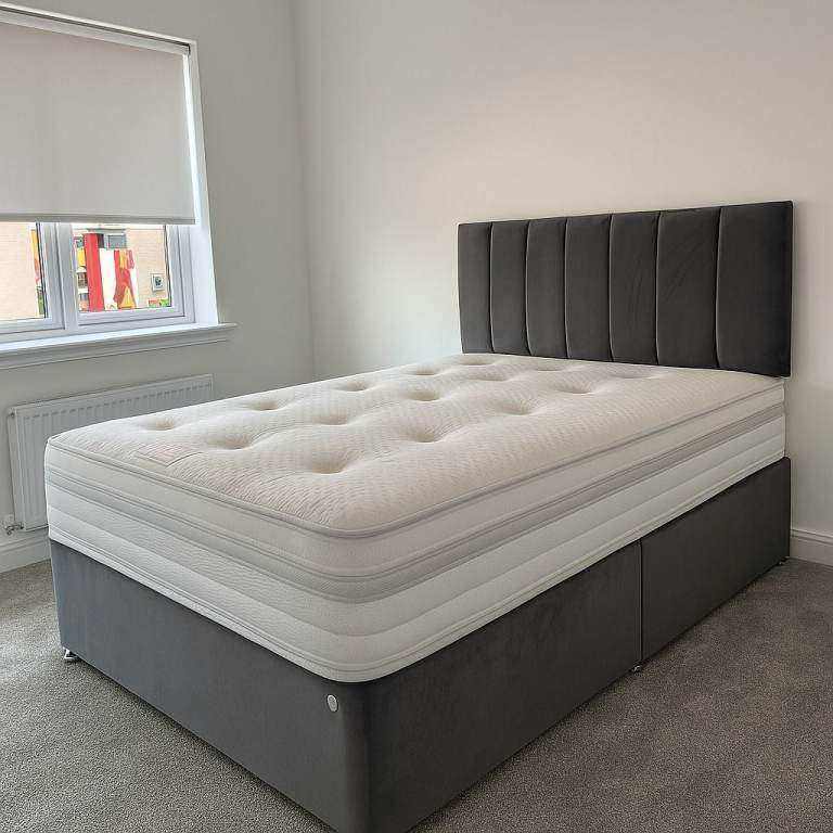 📢🚛 ASAP Delivery 5ft King Size Divan Bed Base With Mattress Brand New Cash On Delivery Order Now
