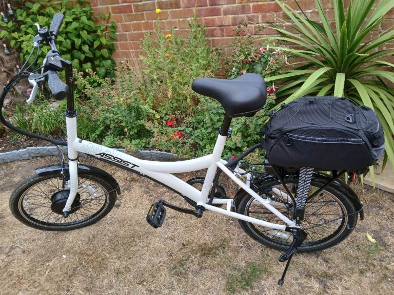 Assist Electric Bike – White, Excellent Condition