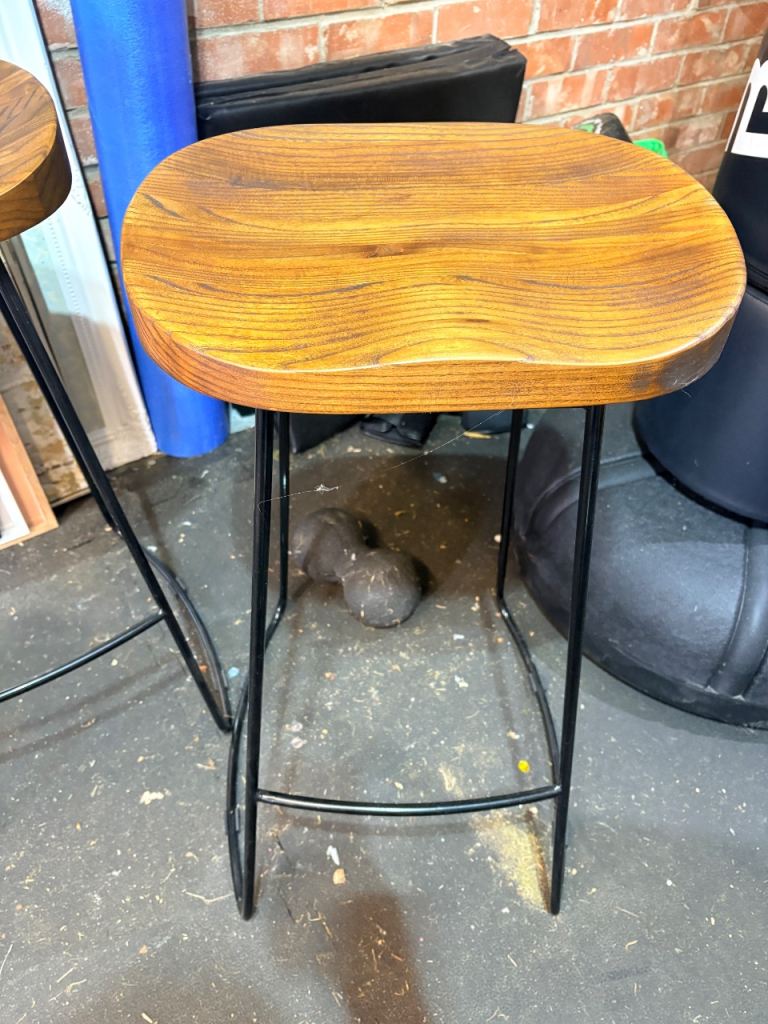 Ex display Kitchen bar stools, solid wood
