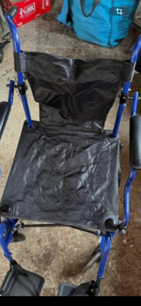 Folding wheelchair 