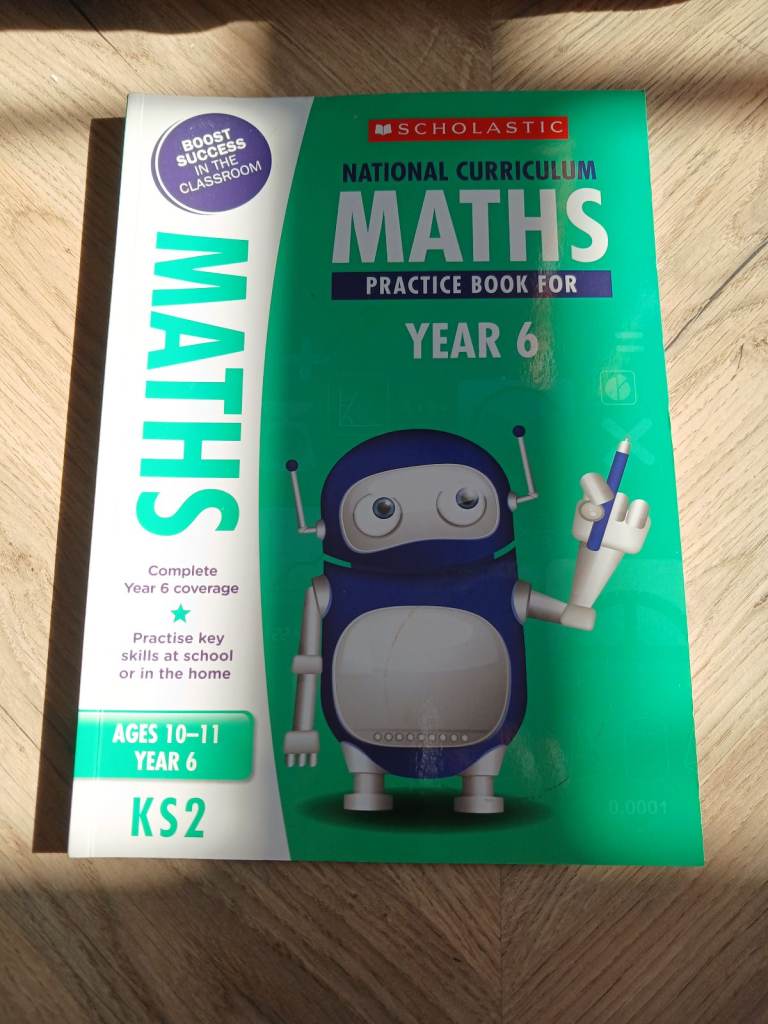 Year 6 Maths book for school