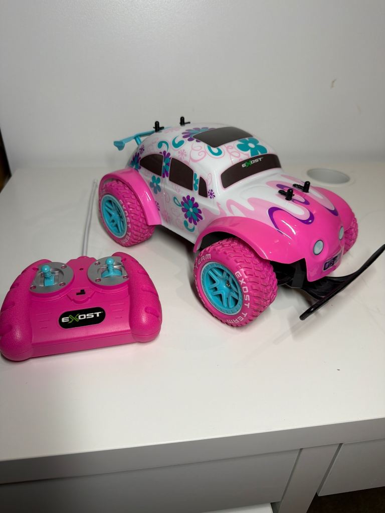 EXOST Remote Control Car – Pink RC Buggy with Controller – Great Condition