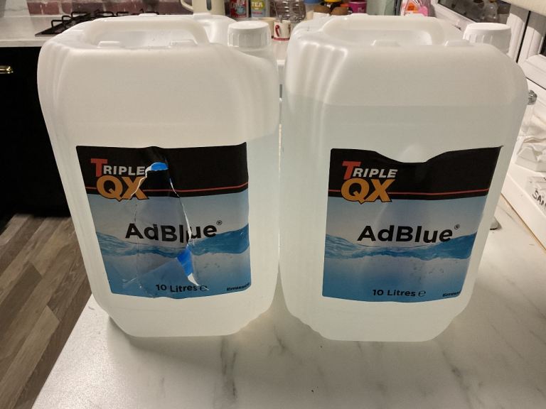 Two tubs of adblue for sale 
