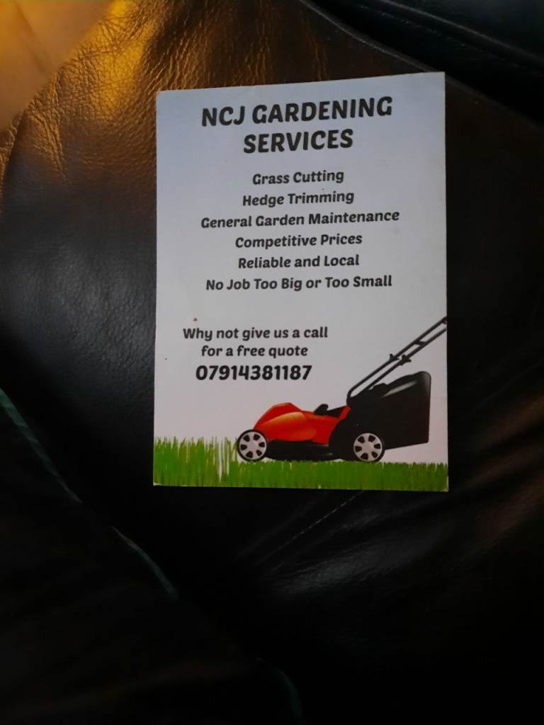 GARDENER AVAILABLE 