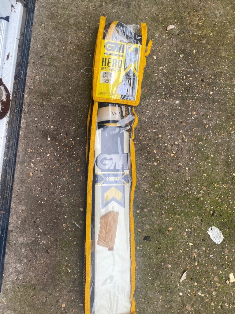 Cricket bat and ball 