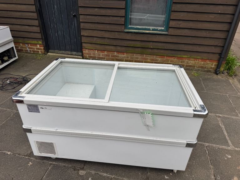 Commercial display chest freezer cafe shop restaurant supermarket 