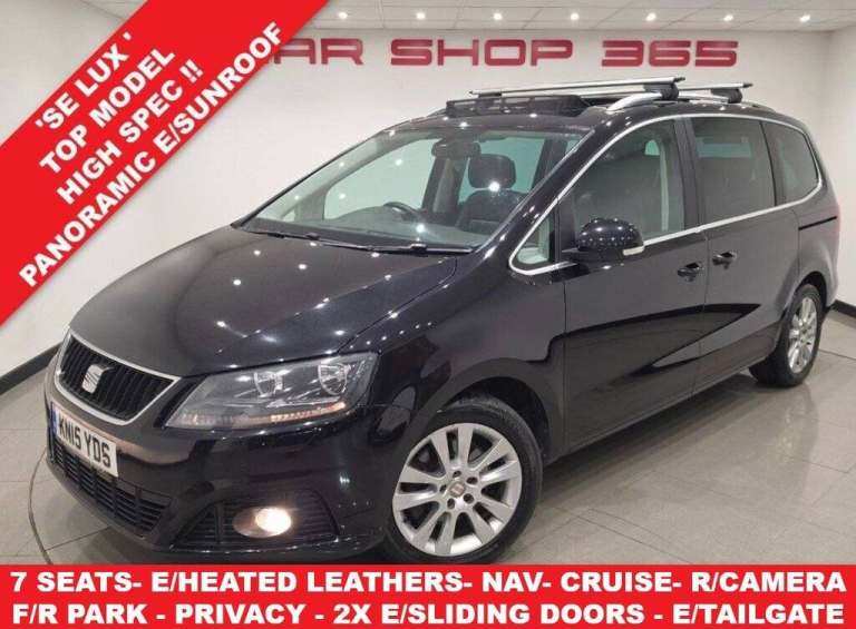 2015 15 SEAT ALHAMBRA 2.0 TDI SE LUX MPV 5DR DIESEL DSG EURO 5 (S/S) (177 PS)