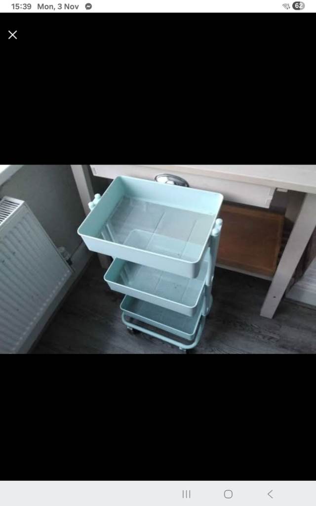 Ikea kitchen trolley fruit and veg storage or crafting etc