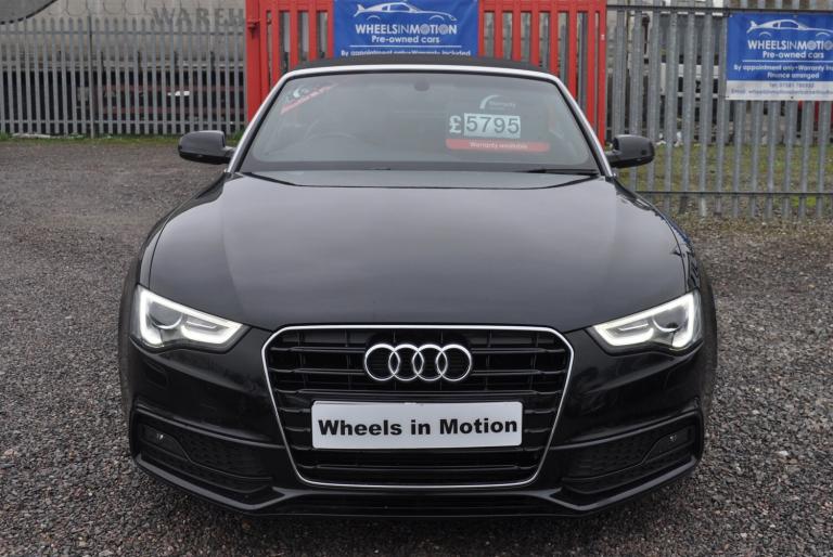 2013 Audi A5 2.0 TDI 177 S Line 2dr CONVERTIBLE Diesel Manual