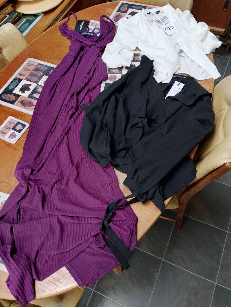 womens clothes job lot washed once pretty little things zara boohoo petite size 8 - 12 all included