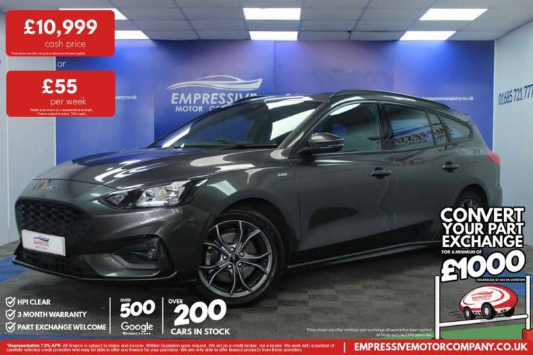 2019 68 FORD FOCUS 1.0T ECOBOOST ST-LINE ESTATE 5DR PETROL MANUAL EURO 6 (S/S) (
