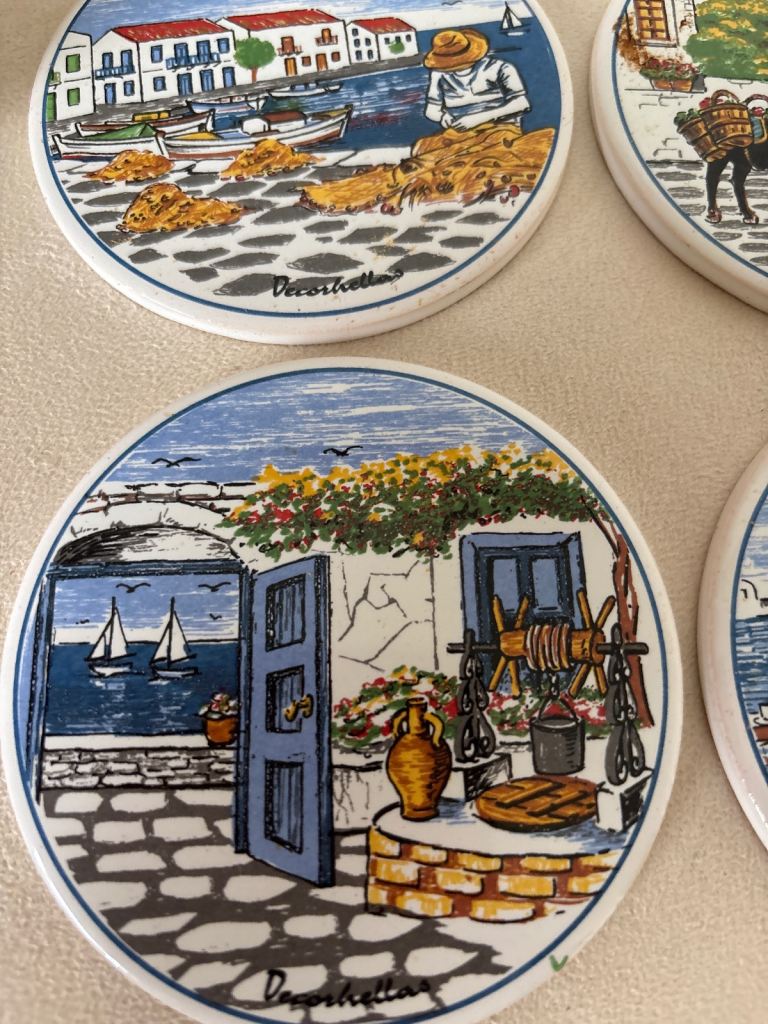 Ceramic coasters 