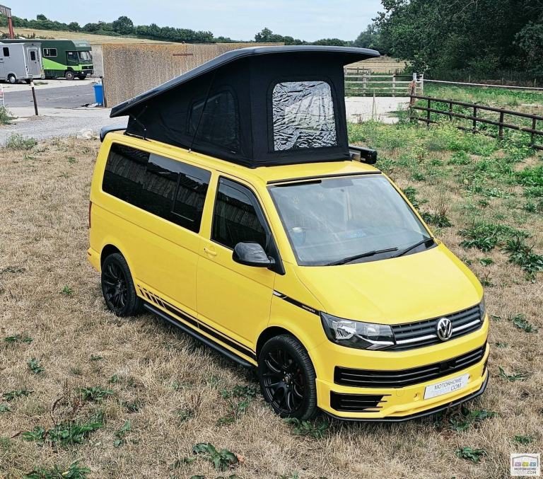 VW Transporter T6 pop top camper 2017 4 berth 5 belts 135k 