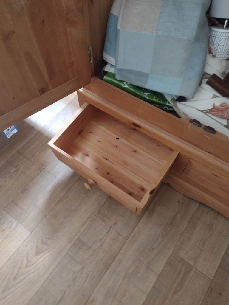  Ten year old wardrobe in pine in excellent condition.