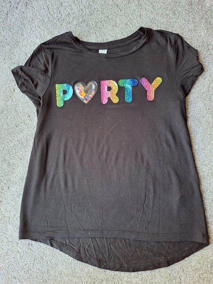 Age 9 TU party tee-shirt