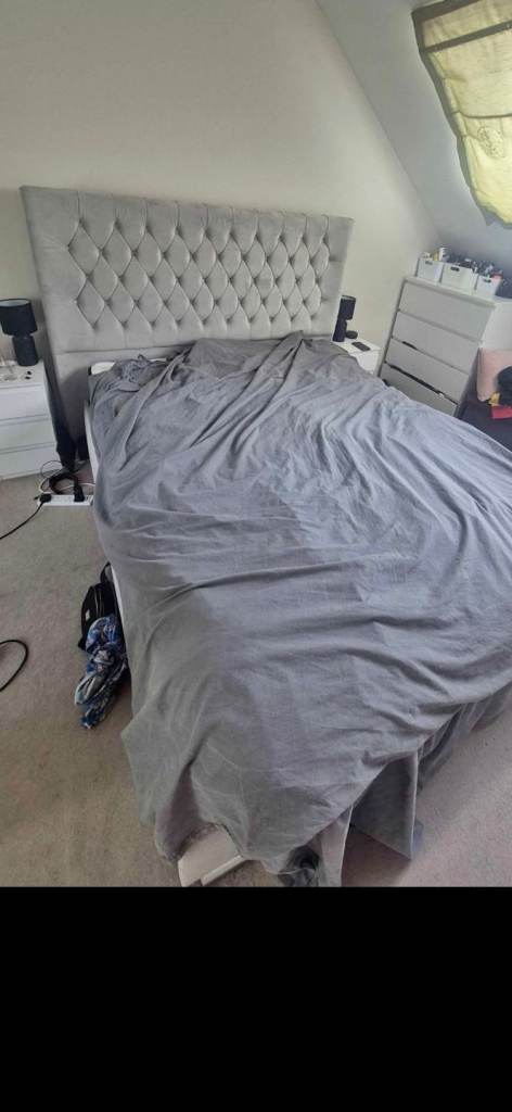 King size bedframe (no mattress)