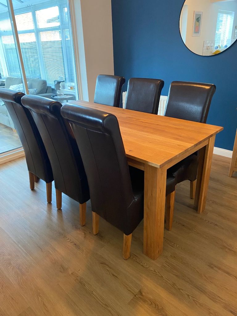 6 Seater Dinning Table with Chairs
