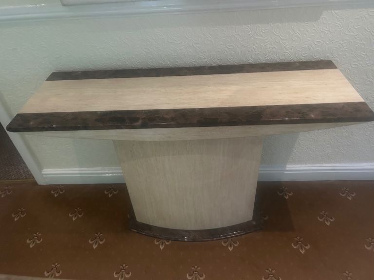 Stunning Marble Console Table – Good Condition