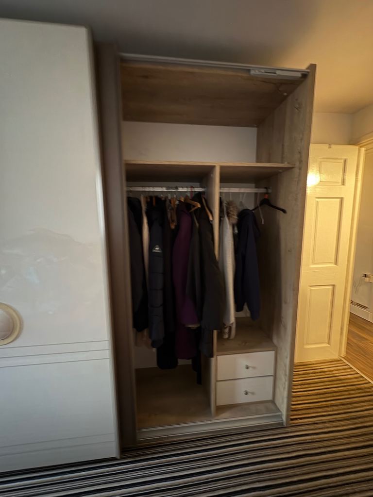 Large Sliding Door Wardrobe – Excellent Condition, £450.00 for Sale