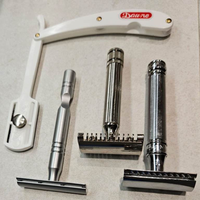 Double Edge for Men Butterfly Open Stylish Classic Shaving Vintage Shave Beard