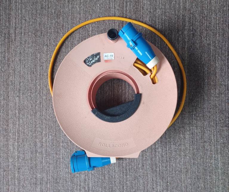 20m caravan/motorhome hook up cable and reel.