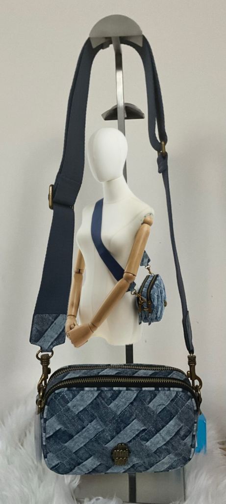 Kurt Geiger denim crossbag